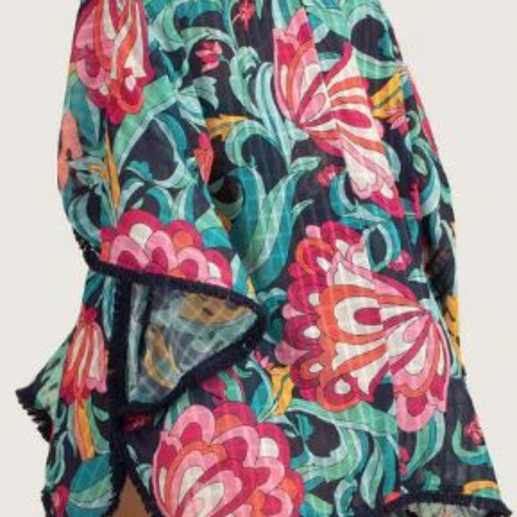 TRINA TURK India Garden Swim Tunic Cover-Up - Picture 3 of 8